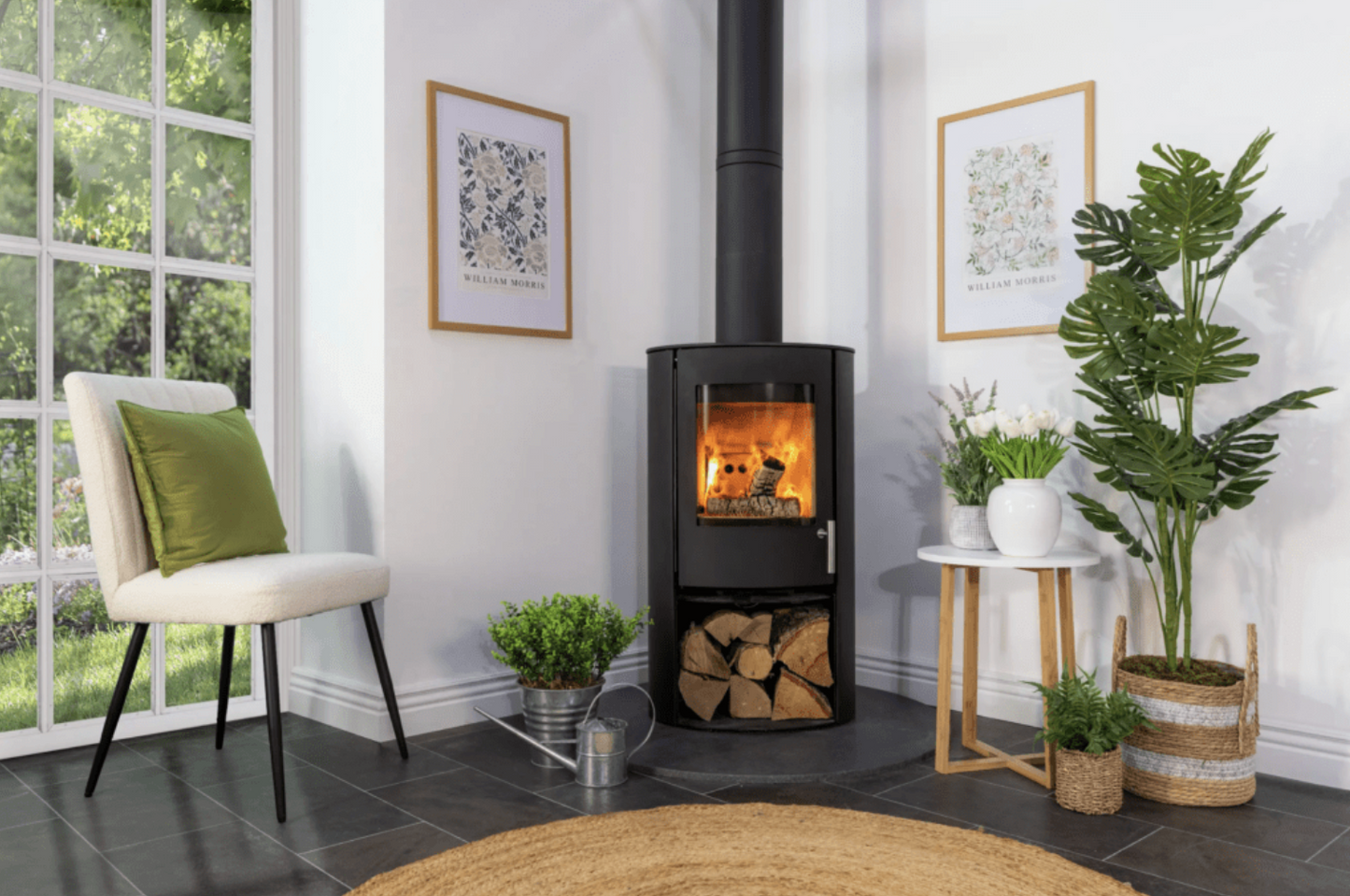 Charlton & Jenrick Fireline FCS Cylinder Stove