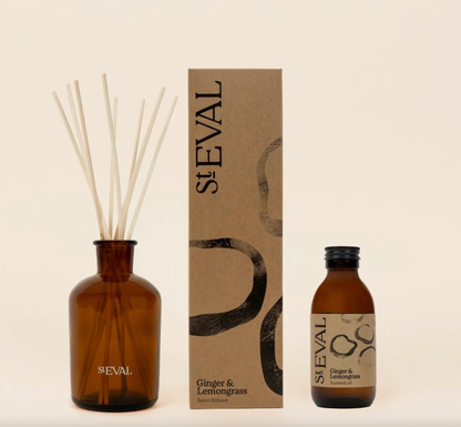 St Eval Ginger & Lemongrass Reed Diffuser