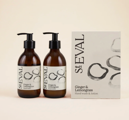 St Eval Ginger & Lemongrass Hand Care Set