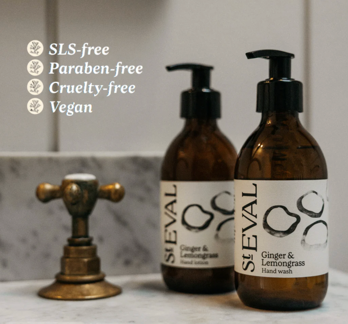 St Eval Ginger & Lemongrass Hand Care Set