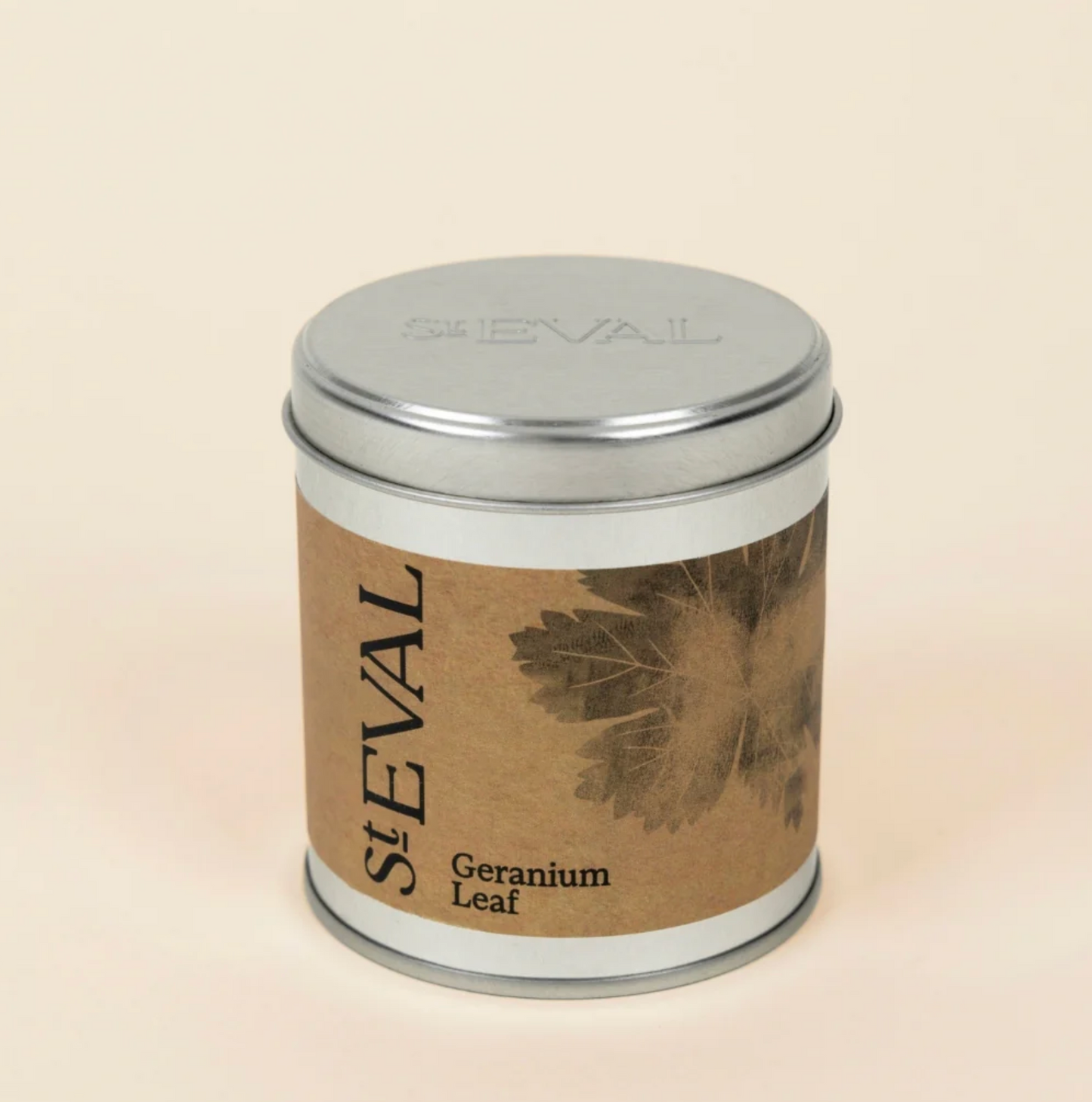 St Eval Geranium Leaf Scented Tin Candle