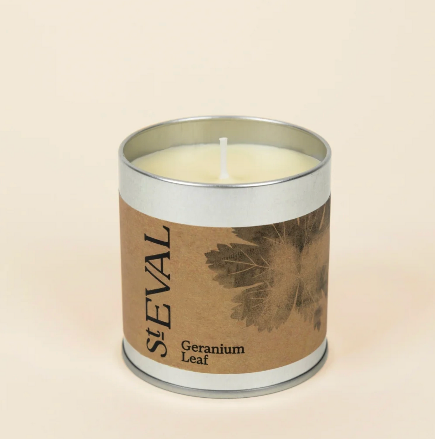 St Eval Geranium Leaf Scented Tin Candle