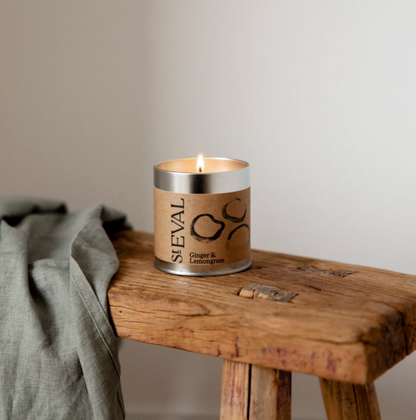 St Eval Ginger & Lemongrass Scented Tin Candle