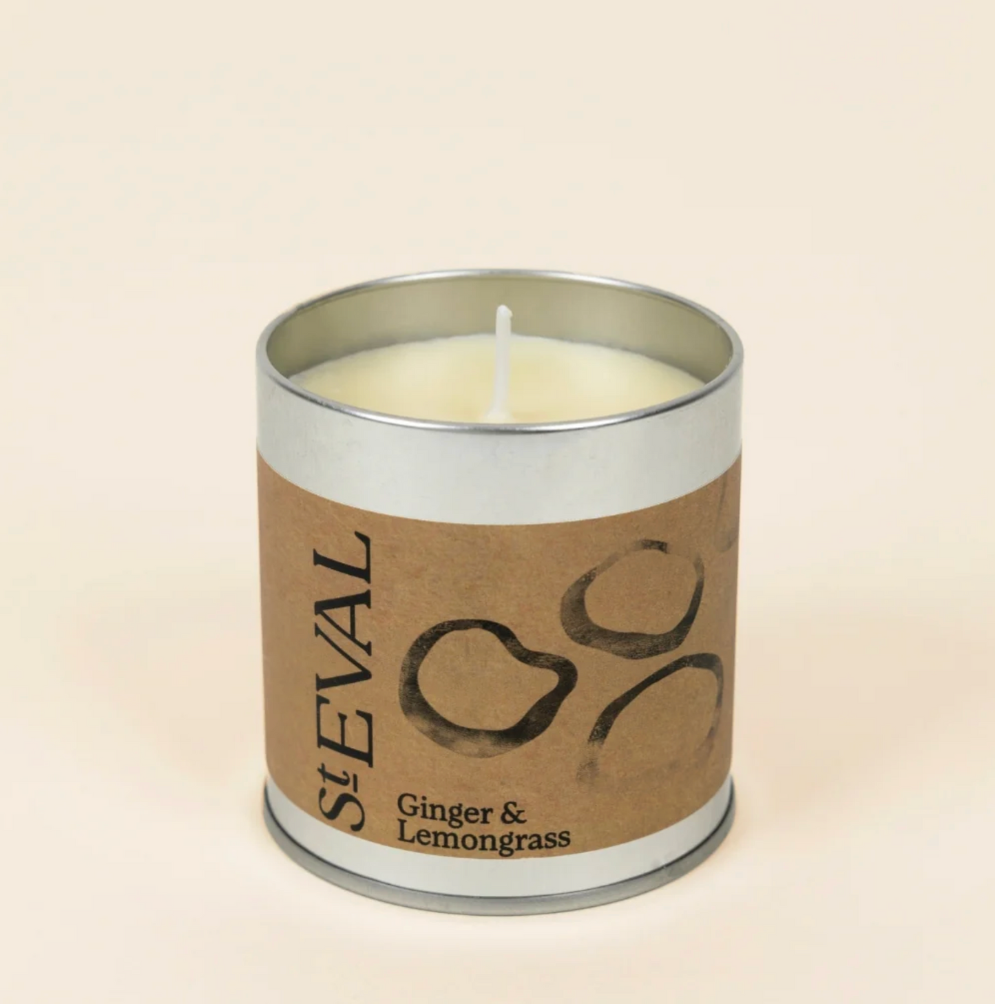 St Eval Ginger & Lemongrass Scented Tin Candle