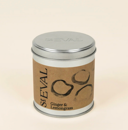 St Eval Ginger & Lemongrass Scented Tin Candle