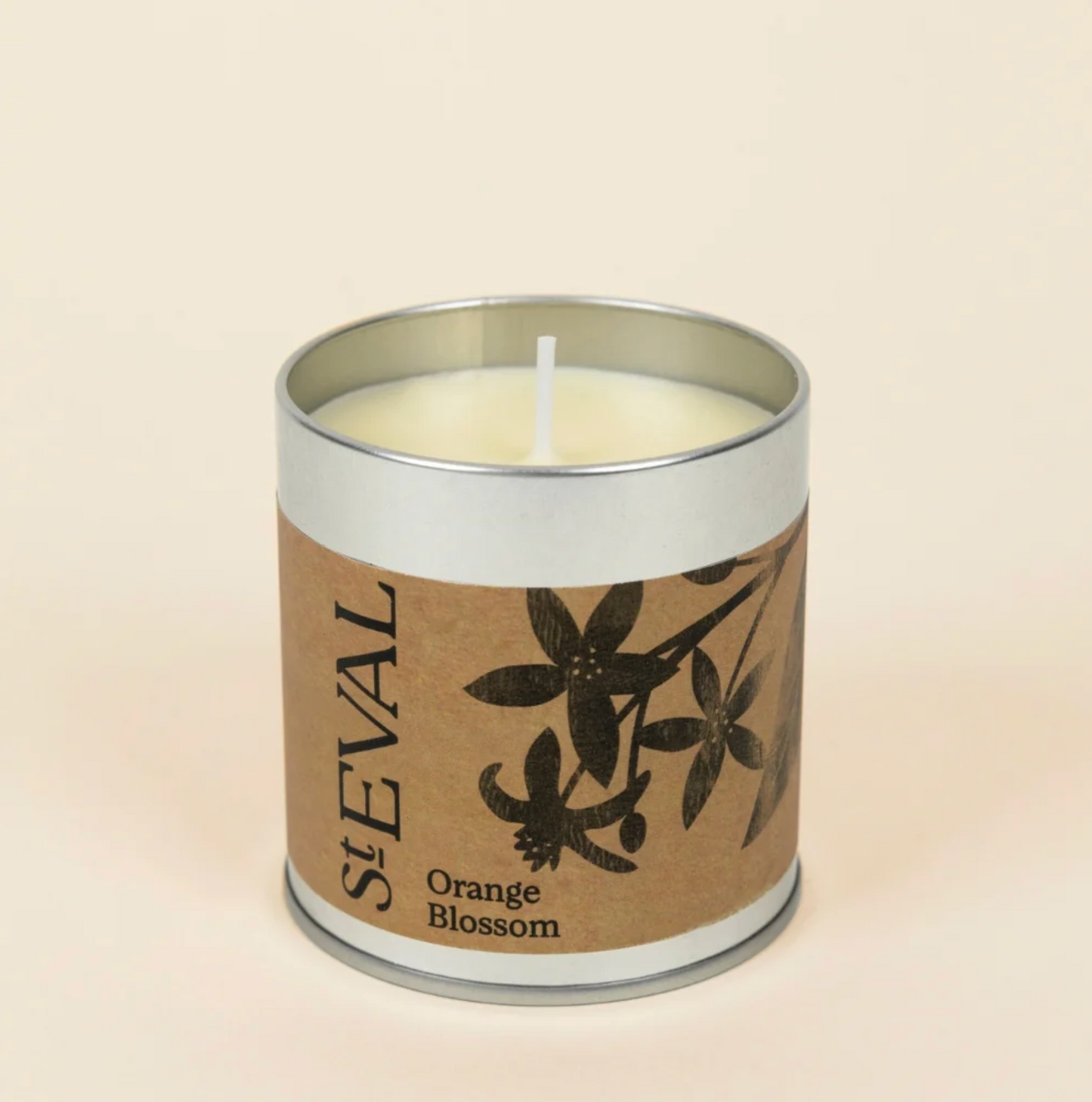 St Eval Orange Blossom Scented Tin Candle