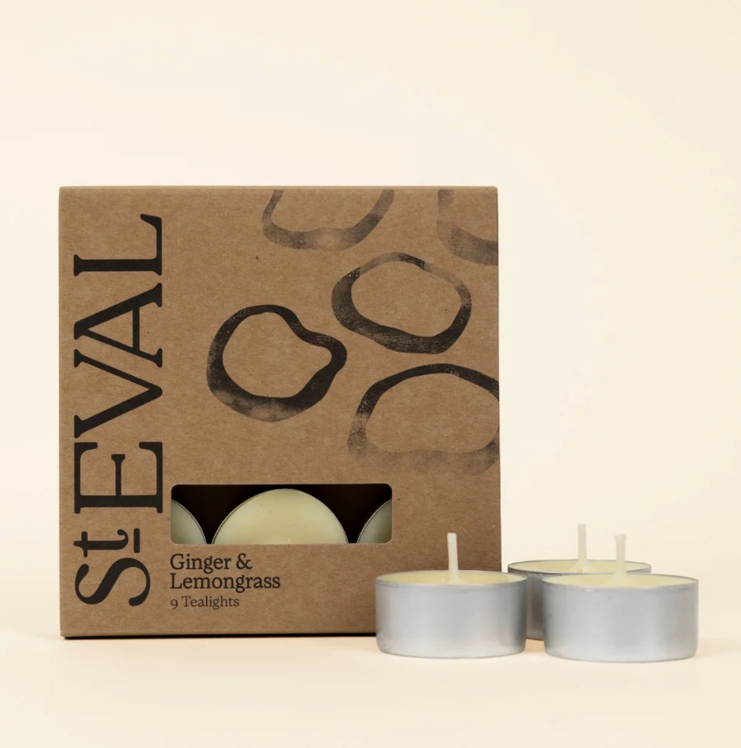 St Eval Ginger & Lemongrass Scented Tealights