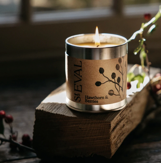 St Eval Hawthorn & Berries Scented Tin Candle