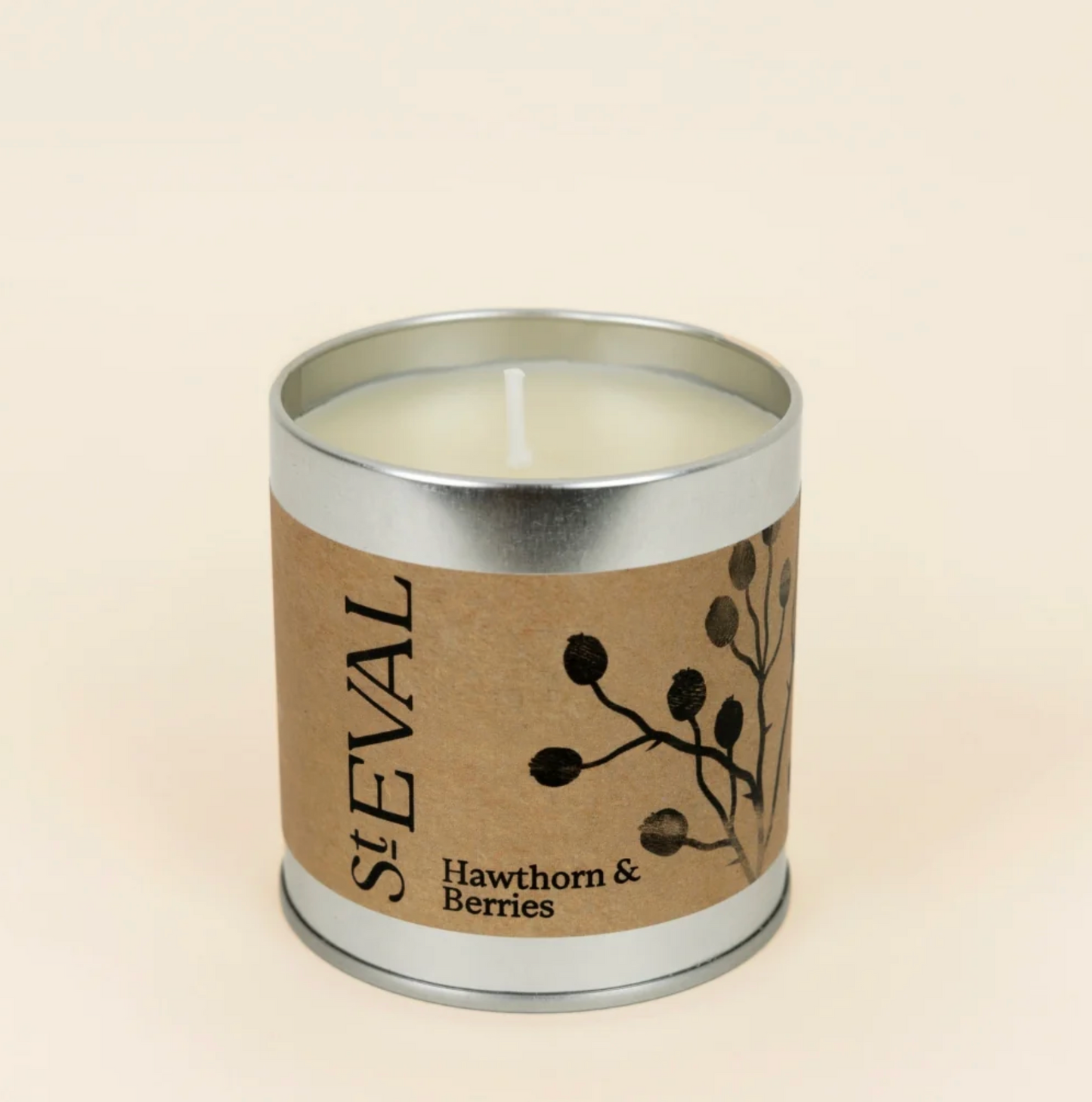 St Eval Hawthorn & Berries Scented Tin Candle