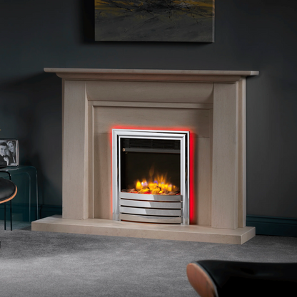 Charlton & Jenrick 3D Ecoflame Electric Stove - 16" Hearth Inset
