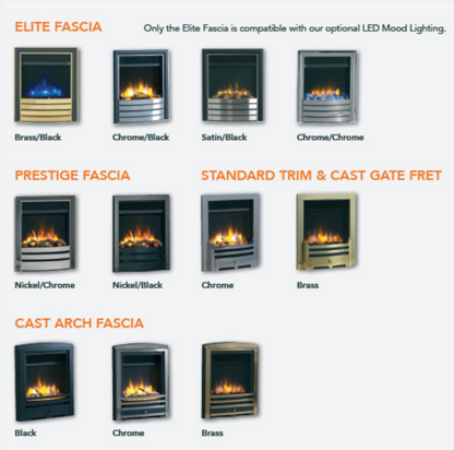 Charlton & Jenrick 3D Ecoflame Electric Stove - 16" Hearth Inset