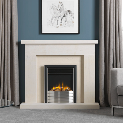 Charlton & Jenrick 4D Ecoflame 16" Hearth Inset Electric Stove