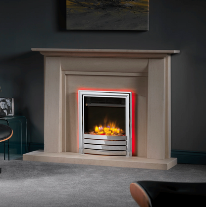 Charlton & Jenrick 4D Ecoflame 16" Hearth Inset Electric Stove