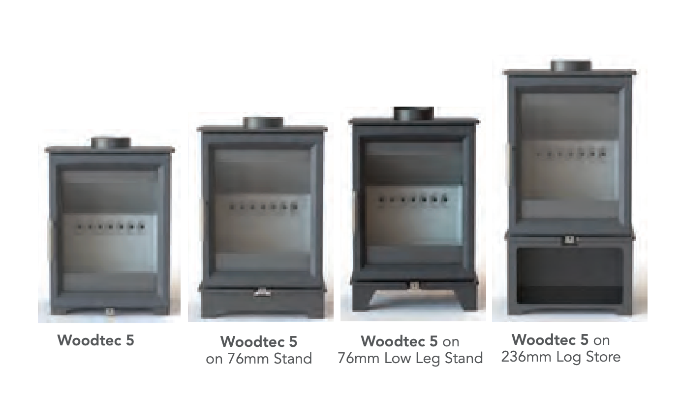 Charlton & Jenrick Woodtec 5KW Wood Burning Stove