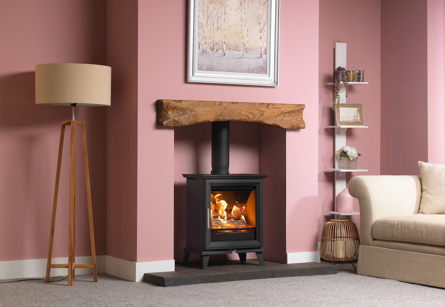 Charlton & Jenrick Woodtec 5KW Style Wood Burning Stove